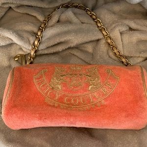 *Extremely RARE* Vintage Juicy Couture Pink Scottie Dog Barrel Bag Easter Spring